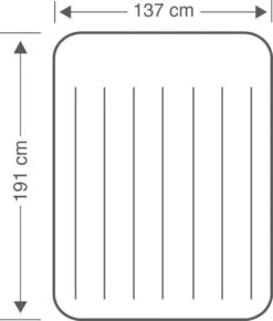 Intex Pillow Rest Classic Full Luchtbed - 2-persoons - 191x137x23 Cm -Buiten Kampeer Aanbieding 1023x1200 2
