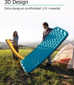 Naturehike® 3D Luchtmatras Premium - Comfortabel R-waarde 2.0 - Extra Dikke Slaapmat - Luchtbed Kamperen - Opblaasbaar Matras - Lichtgewicht - Outdoor - Camping -Buiten Kampeer Aanbieding 1039x1200