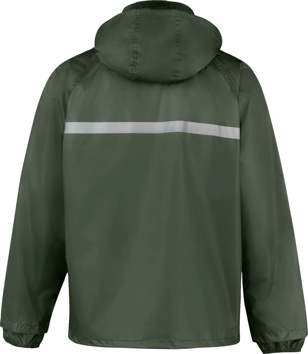BJØRNSON Dusch Regenpak Dames & Heren - Waterdicht - Maat L - Olijfgroen 12 BJØRNSON Dusch Regenpak Dames & Heren - Waterdicht - Maat L - Olijfgroen - Afbeelding 12