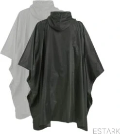 ESTARK Regenponcho TWEE Stuks - Herbruikbare Poncho Zwart - Fietsponcho Voor Dames En Heren - Regenjas - Hoge Kwaliteit - Poncho Herbruikbaar - Duurzaam - Poncho Zwart 2 -Buiten Kampeer Aanbieding 1069x1200 5