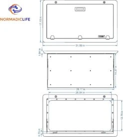 Merkloos NormadicLife® - Outdoor – Opklapbare Tafel - Eettafel – Tafel Voor Buitenkeuken - Caravan – Camper – Picknicktafel - Ingebouwd Ledlicht – Wit 11 Merkloos NormadicLife® - Outdoor – Opklapbare Tafel - Eettafel – Tafel Voor Buitenkeuken - Caravan – Camper – Picknicktafel - Ingebouwd Ledlicht – Wit -Buiten Kampeer Aanbieding 1081x1200