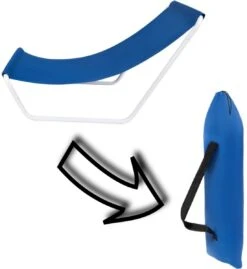 In Round Strandstoel Met Opbergtas – Opvouwbaar / Inklapbaar – Blauw – Campingstoel – Vouwstoel – Visstoel – Strand Stoel / Stoelen – Lichtgewicht Kampeerstoel – Beach Chair – Voor Volwassenen – Outdoor – Camping -Buiten Kampeer Aanbieding 1101x1200