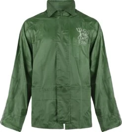 C-Line Regenpak Met Capuchon - Groen - Reflecterend - Nieuw Model - Volwassen Maat XXXXL -Buiten Kampeer Aanbieding 1108x1200 1