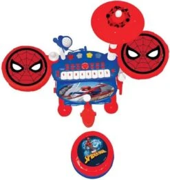 Lexibook Spider-Man Elektronische Drumkit Voor Kinderen, Realistisch Drumgeluid, 8-toetsen Toetsenbord, Mp3-stekker, Inclusief Stoel, Blauw/rood, K610SP 5 Lexibook Spider-Man Elektronische Drumkit Voor Kinderen, Realistisch Drumgeluid, 8-toetsen Toetsenbord, Mp3-stekker, Inclusief Stoel, Blauw/rood, K610SP -Buiten Kampeer Aanbieding 1134x1200