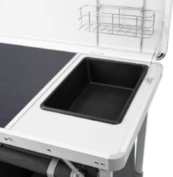 Campart Campingkeuken KI-0757 – Complete Keuken En Campingkast – Opvouwbaar En Inclusief Draagtas - Grijs -Buiten Kampeer Aanbieding 1175x1200 2