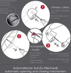 Knirps C205 - Medium Duomatic Windproof Paraplu -Black -Buiten Kampeer Aanbieding 1178x1200 3