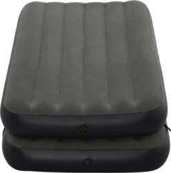 Bestway 3-in-1 Luchtbed - Connect - Zwart - 188x99cm - PVC/Polyester - Single, Double Single En Twin Opblaasbed - Tritech Materiaal - I-Beam Constructie -Buiten Kampeer Aanbieding 1187x1200 1