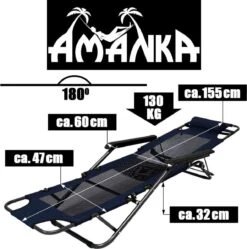 Ligstoel 155x60cm - Opvouwbaar Campingstoel Ligbed Strandstoel Tuinstoel Vouwligstoel Blauw 25 Ligstoel 155x60cm - Opvouwbaar Campingstoel Ligbed Strandstoel Tuinstoel Vouwligstoel Blauw -Buiten Kampeer Aanbieding 1190x1200 6
