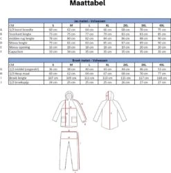 C-Line Regenpak Met Capuchon - Groen - Reflecterend - Nieuw Model - Volwassen Maat XXXXL -Buiten Kampeer Aanbieding 1191x1200 6