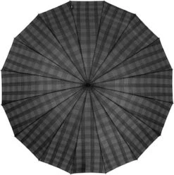 Falconetti Stokparaplu 16 Baans Dessin Grijs Blok -Buiten Kampeer Aanbieding 1195x1200 12