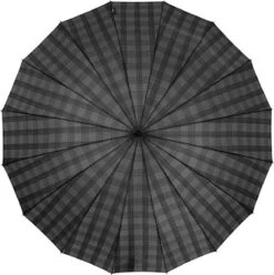 Falconetti Stokparaplu 16 Baans Dessin Grijs Blok -Buiten Kampeer Aanbieding 1196x1200 27