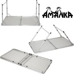 Aluminium Kampeertafel 120x60cm - Campingtafel Inklapbaar - 3-voudig Verstelbare Vouwtafel Antraciet 13 Aluminium Kampeertafel 120x60cm - Campingtafel Inklapbaar - 3-voudig Verstelbare Vouwtafel Antraciet -Buiten Kampeer Aanbieding 1198x1200 13