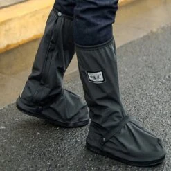 Chimb Overschoenen Maat L (41-42)| Waterdicht | Laarzen | Zwart