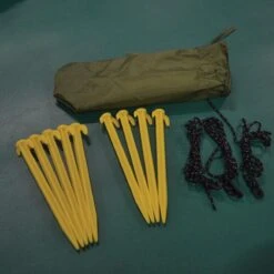 FisherPro Karpertent Met Stormcover – Vistent – Tent - Bescherming Tegen Zon En Wind – 100% Waterdichte Stormhoes – Met Handige Meeneemtas – Ook Geschikt Als Strandtent Of Festivaltent – Extra Veiligheid En Warmte Door Stormcover -Buiten Kampeer Aanbieding 1198x1200 6