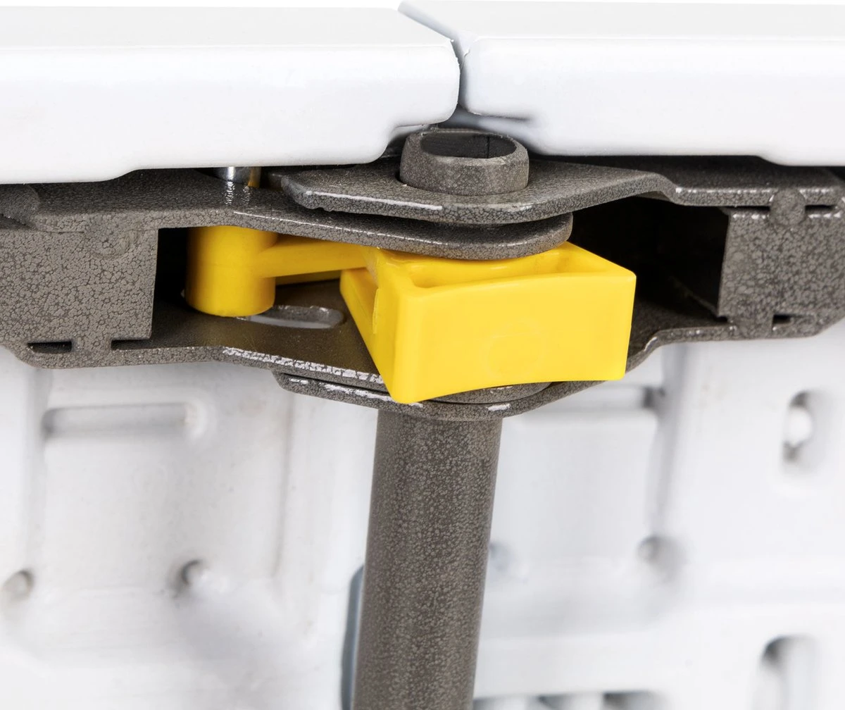 Inklapbare Tafel - Opklaptafel - 180x70x73,5 Cm - Wit 7 Inklapbare Tafel - Opklaptafel - 180x70x73,5 Cm - Wit - Afbeelding 7