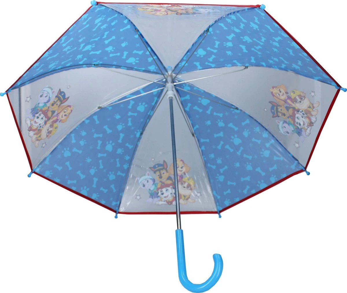 PAW Patrol - Paraplu - Umbrella Party - 78 Cm - Blauw 3 PAW Patrol - Paraplu - Umbrella Party - 78 Cm - Blauw - Afbeelding 3