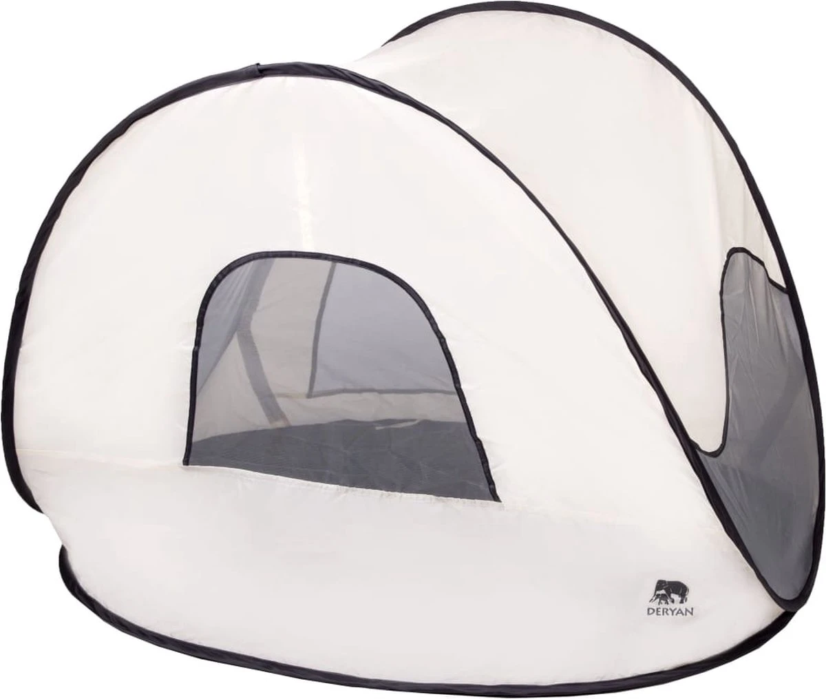 Deryan Luxe Pop Up Strandtent - Anti-UV 50+ - Cream 8 Deryan Luxe Pop Up Strandtent - Anti-UV 50+ - Cream - Afbeelding 8