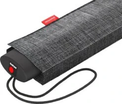 Reisenthel Umbrella Pocket Mini Opvouwbare Mini Paraplu - ø 97 Cm - Twist Silver Grijs -Buiten Kampeer Aanbieding 1200x1019 2