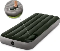 Intex Luchtbed - 1-Persoons - 76 X 191 X 25 Cm - Groen - Met Ingebouwde Voetpomp + Hoeslaken Wit + Reparatieset 13 Intex Luchtbed - 1-Persoons - 76 X 191 X 25 Cm - Groen - Met Ingebouwde Voetpomp + Hoeslaken Wit + Reparatieset -Buiten Kampeer Aanbieding 1200x1032 5