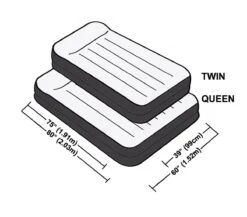 Intex Luchtbed - 2 Persoons - 203x152x42cm -Buiten Kampeer Aanbieding 1200x1055