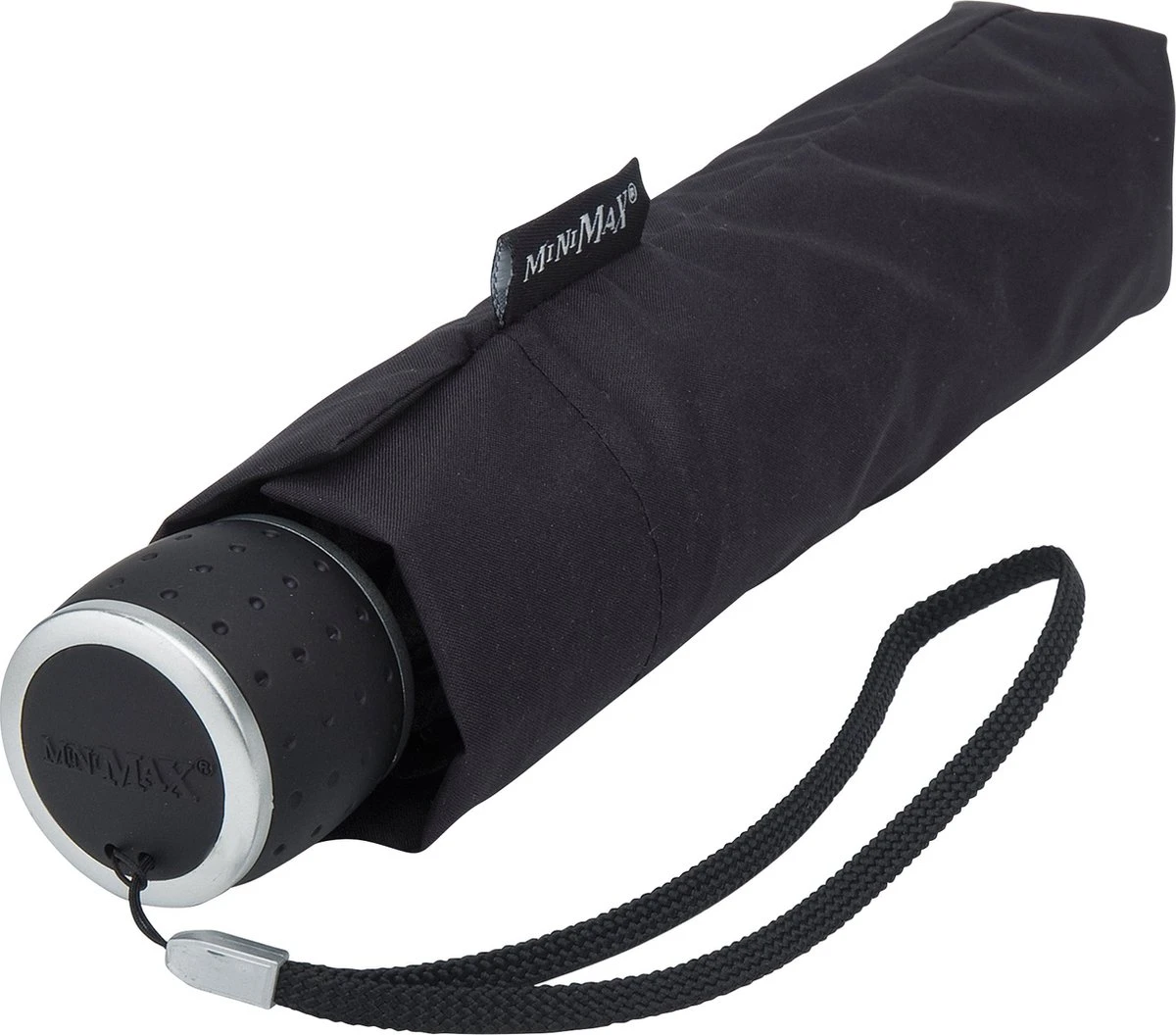 MiniMAX - Opvouwbare Paraplu - Windproof - Ø 100 Cm - Zwart 3 MiniMAX - Opvouwbare Paraplu - Windproof - Ø 100 Cm - Zwart - Afbeelding 3
