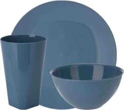 Serviesset 24-delig - Kunststof - Petrol - 8 Personen -Buiten Kampeer Aanbieding 1200x1066 5