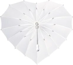 Impliva - Hartvormige Paraplu - UV-Bescherming - Ø 84 Cm - Wit -Buiten Kampeer Aanbieding 1200x1072 4