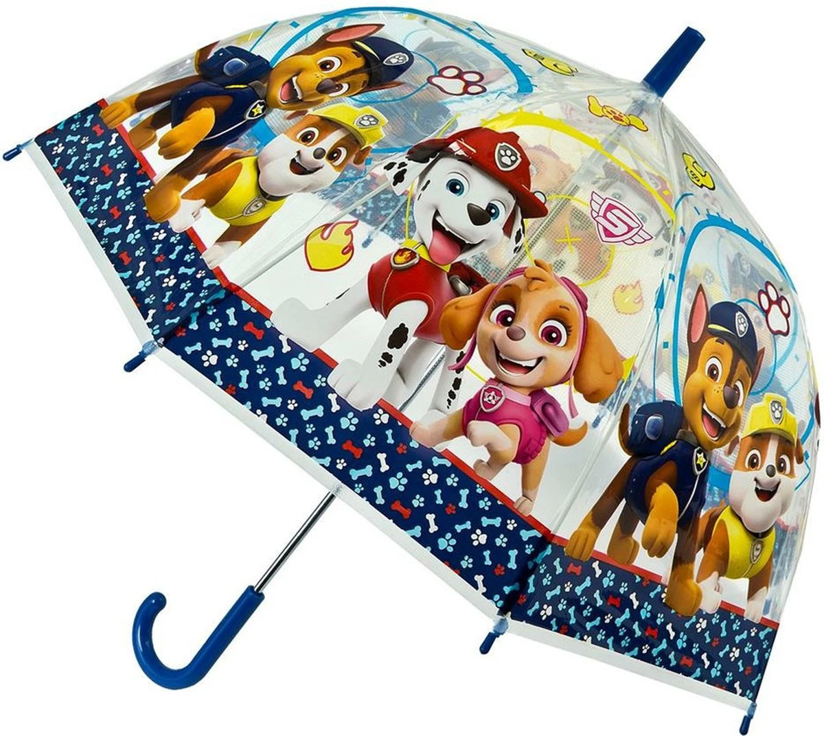 Paw Patrol Kinderparaplu - Blauw - D68 Cm 1 Paw Patrol Kinderparaplu - Blauw - D68 Cm