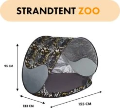 Deryan Luxe Pop Up Strandtent - Anti-UV 50+ - Zoo 8 Deryan Luxe Pop Up Strandtent - Anti-UV 50+ - Zoo -Buiten Kampeer Aanbieding 1200x1076