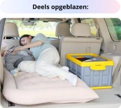 Opblaasbaar Auto Matras - Auto Luchtbed Grijs - Achterbank En Achterbak - Tweepersoons 3-in-1 Universeel Automatras - Inclusief Elektrische Pomp En Accessoires - Kampeer Luchtbed Voor Reizen -Buiten Kampeer Aanbieding 1200x1076 9