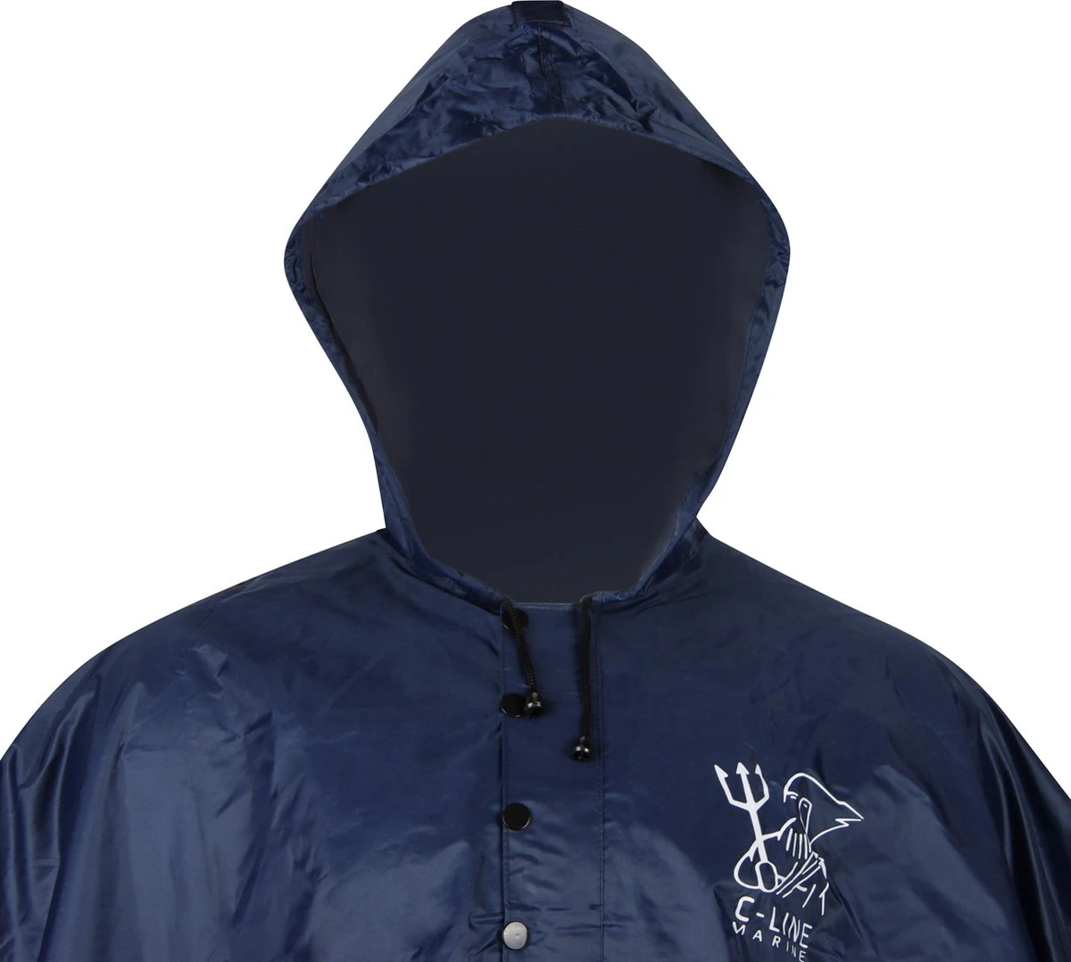 C-Line Poncho - Blauw - Reflecterend - Maat XXL/XXXL 3 C-Line Poncho - Blauw - Reflecterend - Maat XXL/XXXL - Afbeelding 3