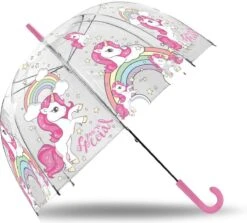 Merkloos Kinderparaplu Unicorn - Transparant -Buiten Kampeer Aanbieding 1200x1082 6