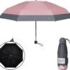Merkloos TDR -Opvouwbare Paraplu -Windproof- Zonnescherm UV-SPF 50+compact En Draagbaar- Extra Sterk - Roze