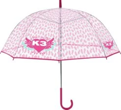 K3 Paraplu 54 Cm - Dromen - Transparant/roze