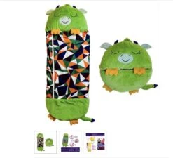 Draak Slaapzak -160 Cms | Kinderslaapzak | Slaapzak Junior | Nappers | Children Sleeping Bag | Kinderen Slaapzak | Super Soft 2 In 1 Fun Pillow &Sleepy For Boys | Draak Slaapzak | Zachte Slaapzak | Knuffel Slaapzak | 2 In 1 Slaapzak | Kinderen -Buiten Kampeer Aanbieding 1200x1094 1