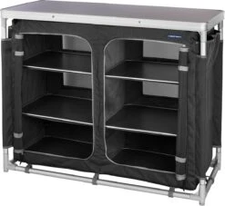 Campart Campingkeuken KI-0734 - Campingkast Groot - 4 Verstelbare Poten - Opvouwbaar En Lichtgewicht - Inclusief Opbergtas - Grijs -Buiten Kampeer Aanbieding 1200x1105 4