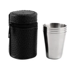 6x Rvs Shot Bekertjes - Borrelglaasjes - Thee/ Koffie Beker - Shotjes Met Leren Case - Bekers 30 ML -Buiten Kampeer Aanbieding 1200x1111 18