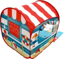 Pop-Up Strandtent: Beach Hut - Speeltent 16 Pop-Up Strandtent: Beach Hut - Speeltent -Buiten Kampeer Aanbieding 1200x1112