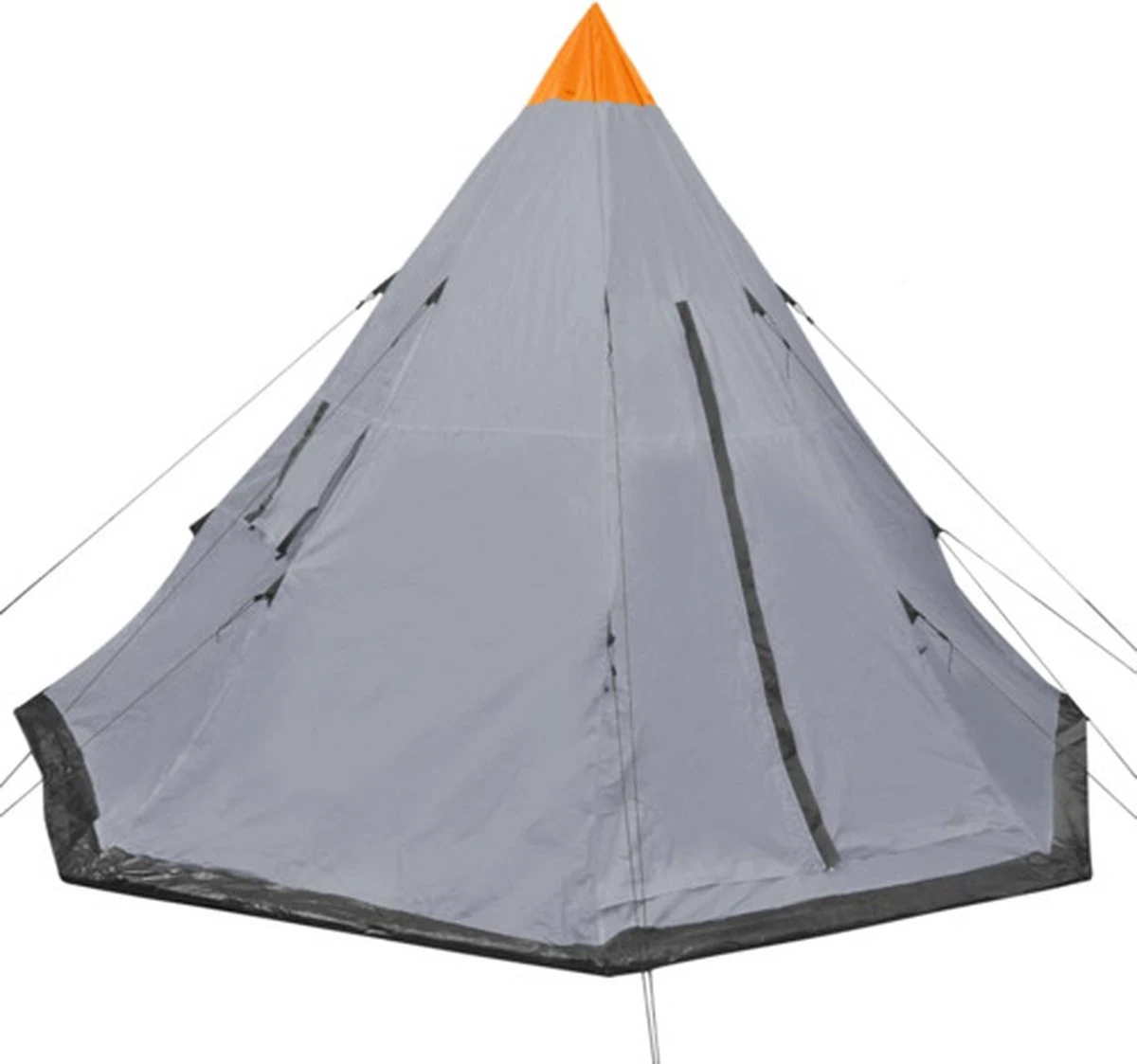 VidaXL Tent 4-persoons Grijs 7 VidaXL Tent 4-persoons Grijs - Afbeelding 7