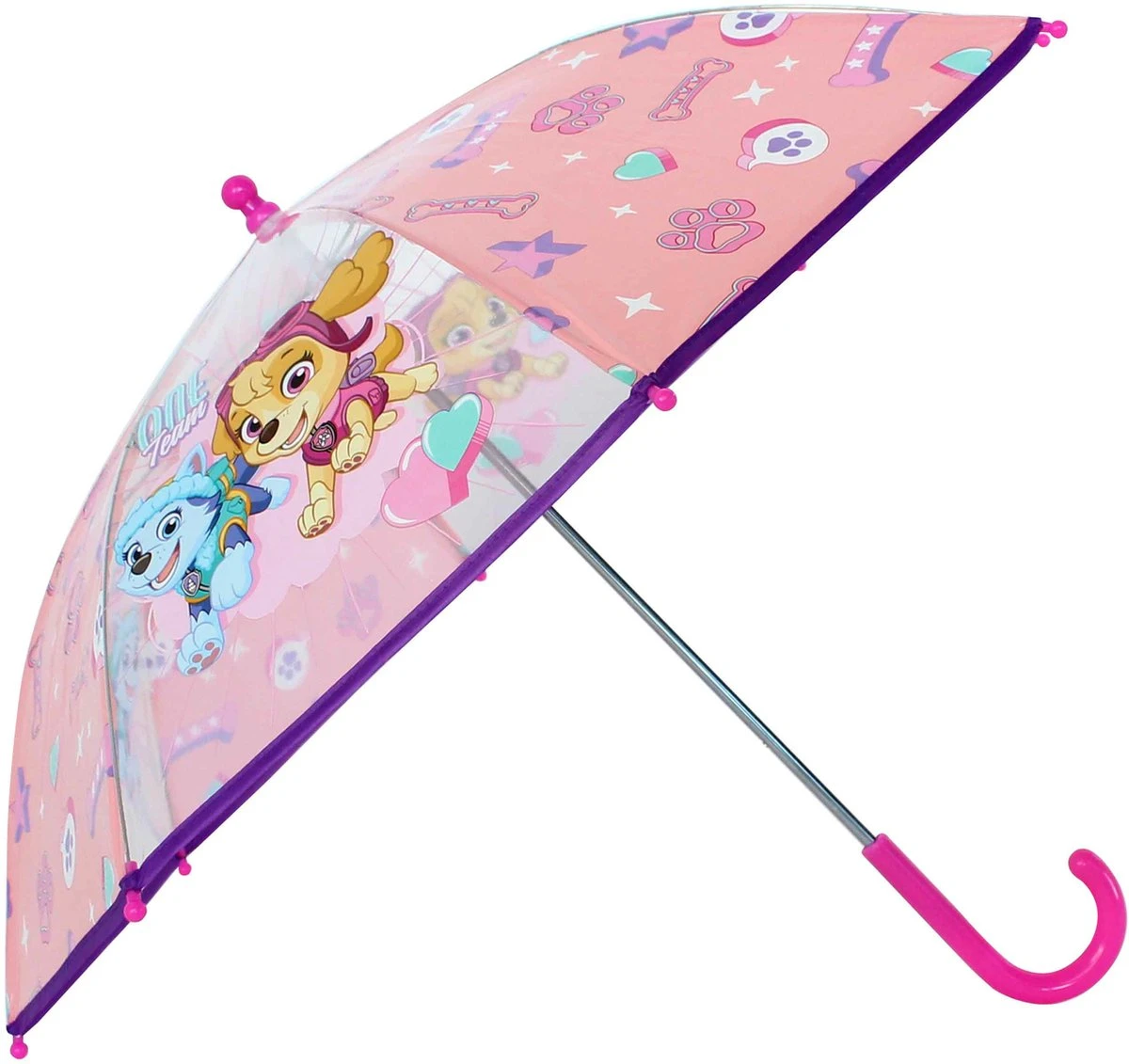 PAW Patrol - Paraplu - Kinderen - 78cm - Roze 1 PAW Patrol - Paraplu - Kinderen - 78cm - Roze