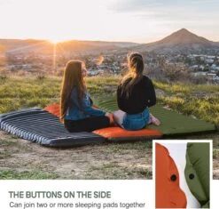 ETROL Camping Slaapmat-2-in-1 Zelfopblazende Kampeermat Met Kussen (78"x 28"), Lichtgewicht, Dik 4"compact Kussen, Geschikt Voor Zelfrijdende Reizen, Lekvrije, Waterdichte Tent -Buiten Kampeer Aanbieding 1200x1141 3