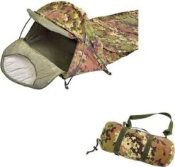 Defcon 5 Bivi Tent - Camo - 1 Persoons -Buiten Kampeer Aanbieding 1200x1143 1