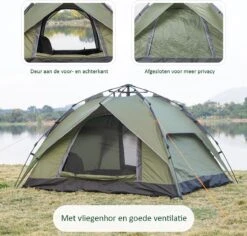 Sens Design Pop Up Tent - Tent - 2-3 Personen -Buiten Kampeer Aanbieding 1200x1146