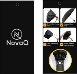 NovaQ Storm Paraplu Opvouwbaar - Paars - Polsband - Automatisch Uitklapbaar - Tot 100p/u Windproof - 110cm - 12 Panelen -Buiten Kampeer Aanbieding 1200x1147 3