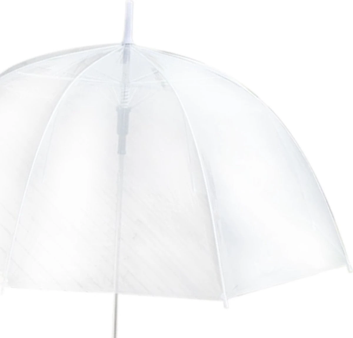 Merkloos Paraplu Doorzichtig - Winddichte Paraplu Regenbeschermende Paraplu Grote Doorzichtige Koepelparaplu Doorkijkparaplu Transparante Paraplu Met Lange Steel 7 Merkloos Paraplu Doorzichtig - Winddichte Paraplu Regenbeschermende Paraplu Grote Doorzichtige Koepelparaplu Doorkijkparaplu Transparante Paraplu Met Lange Steel - Afbeelding 7
