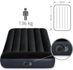 Intex Pillow Rest Classic Twin Luchtbed - 1-persoons - 99x191x25cm -Buiten Kampeer Aanbieding 1200x1148 2
