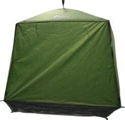 FisherPro WildLand Tent –comfortabele Vistent – Handige Strandtent – Compacte Festival Tent - Uitbreid Mogelijkheden Met Stormcover - Geschikt Voor 2 Personen -Buiten Kampeer Aanbieding 1200x1155