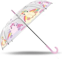 Merkloos Sweet Dreams Eenhoorn/unicorn Kinderparaplu Voor Meisjes/kinderen 54 Cm - Sweet Dreams - Kinderparaplu - Regenkleding/regenaccessoires