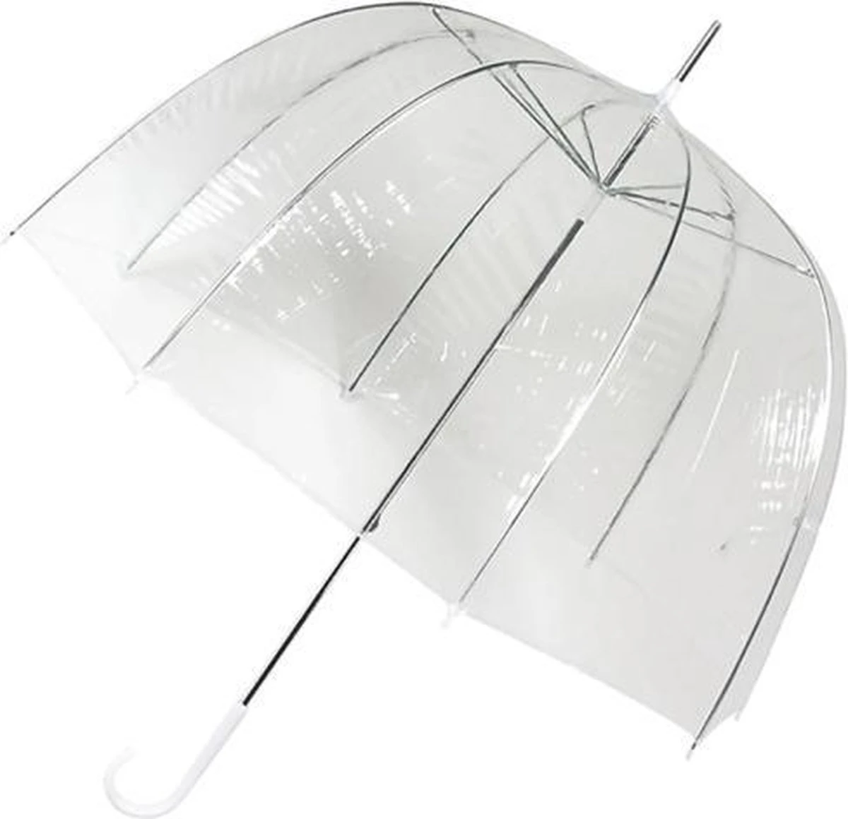 Impliva Koepelparaplu - 75cm Diameter - Transparant 2 Impliva Koepelparaplu - 75cm Diameter - Transparant - Afbeelding 2