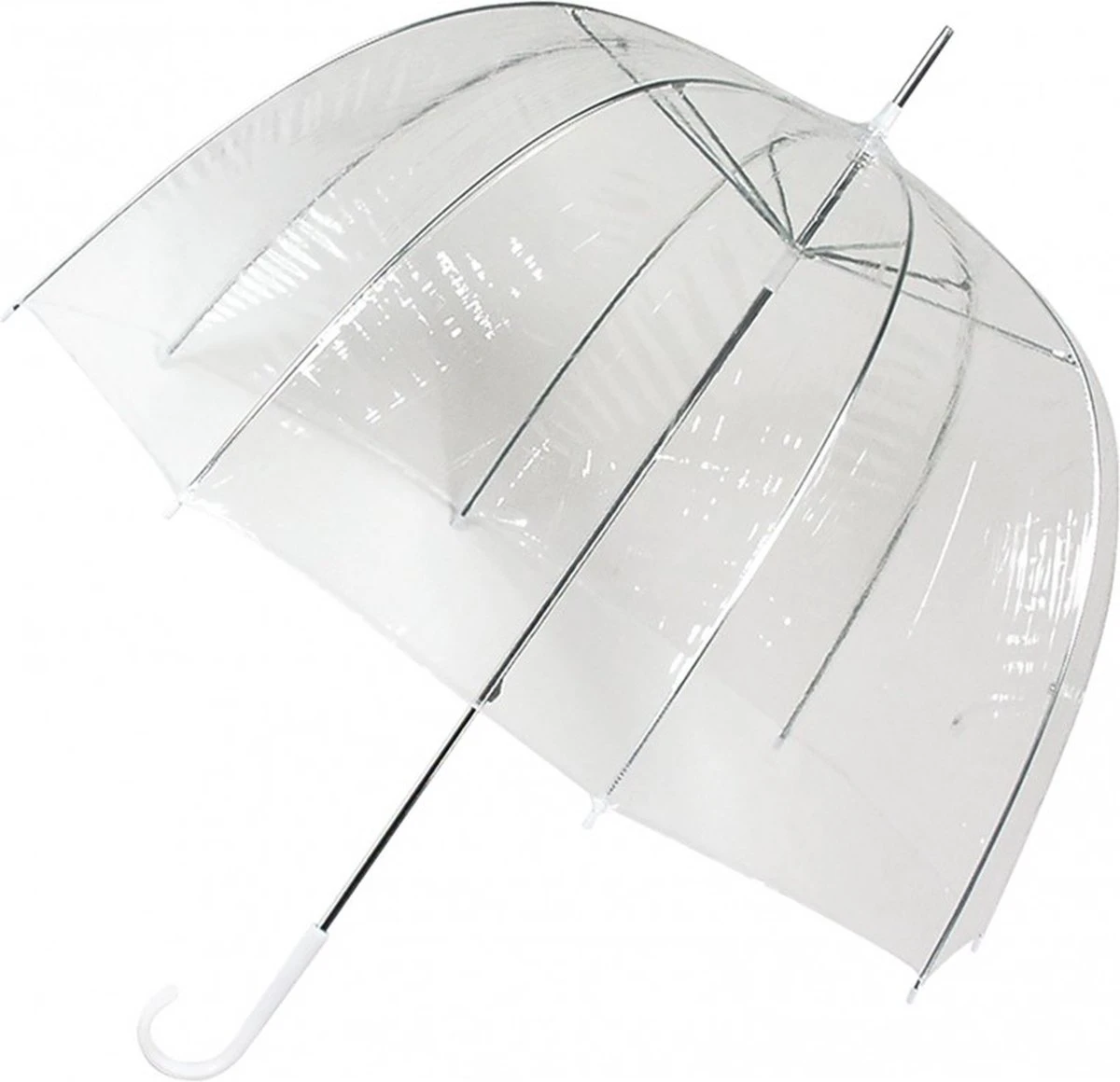 Impliva Koepelparaplu - 75cm Diameter - Transparant 3 Impliva Koepelparaplu - 75cm Diameter - Transparant - Afbeelding 3